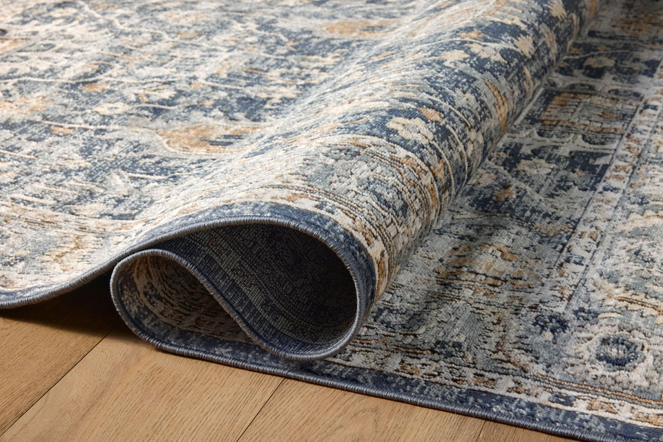 Loloi Teagan Collection TEA-03 Ivory/Sand 9'-9" x 13'-6" Area Rug, Large, Soft Neutral Rug, High-Traffic for Living Room, Bedroom, Home Office, Dining Area