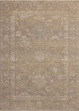 Loloi Chris Loves Julia Louisa Collection LOI-03 Taupe/Ivory 7'-10" x 10', .38" Pile Height, Area Rug