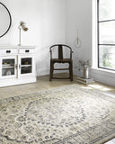 Loloi Teagan Collection TEA-03 Ivory/Sand 9'-9" x 13'-6" Area Rug, Large, Soft Neutral Rug, High-Traffic for Living Room, Bedroom, Home Office, Dining Area