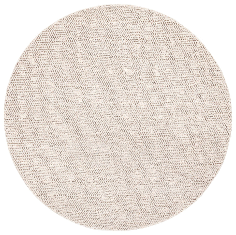 SAFAVIEH Area Rug 8x10 - Natura Collection - Large - Beige & Ivory, Handmade Wool Blend, Textured Design, Ideal for Living Room, Bedroom, Dining Space (NAT425B)