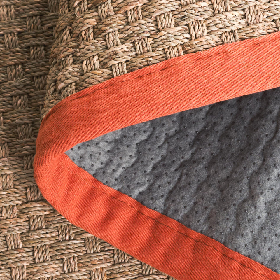 SAFAVIEH Area Rug 8x10 - Natural Fiber Collection - Large - Natural & Beige, Seagrass, Basketweave Pattern (NF114A)