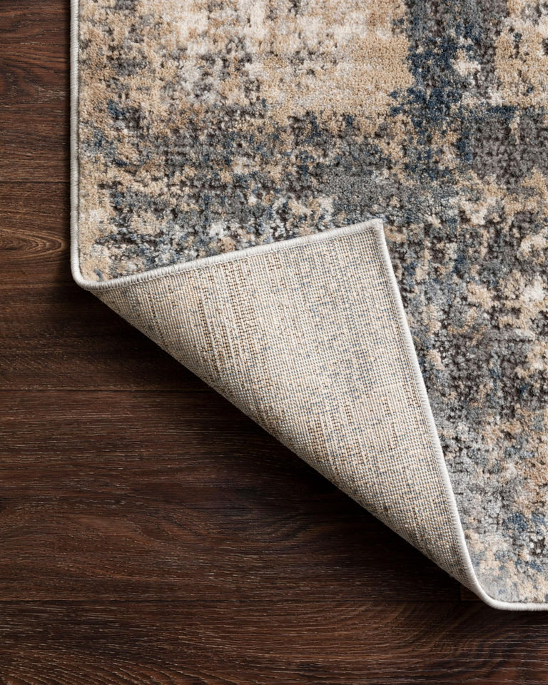 Loloi Teagan Collection TEA-03 Ivory/Sand 9'-9" x 13'-6" Area Rug, Large, Soft Neutral Rug, High-Traffic for Living Room, Bedroom, Home Office, Dining Area