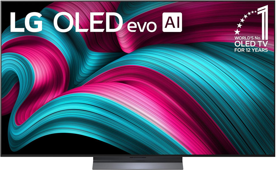 LG 65-Inch Class OLED evo AI 4K C5 Series Smart TV w/Dolby Atmos, Dolby Vision, HDR10, AI Super Upscaling 4K, Filmmaker Mode, Wow Orchestra, Alexa Built-in (OLED65C5PUA, 2025)