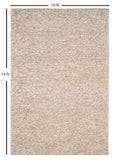 S & L Homes Wool Cotton Hand Woven Chunky Knit Popcorn Rug - Ivory Contemporary Area Rug for Living Room Bedroom (8' x 10' - Ivory)