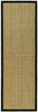 SAFAVIEH Area Rug 8x10 - Natural Fiber Collection - Large - Natural & Beige, Seagrass, Basketweave Pattern (NF114A)