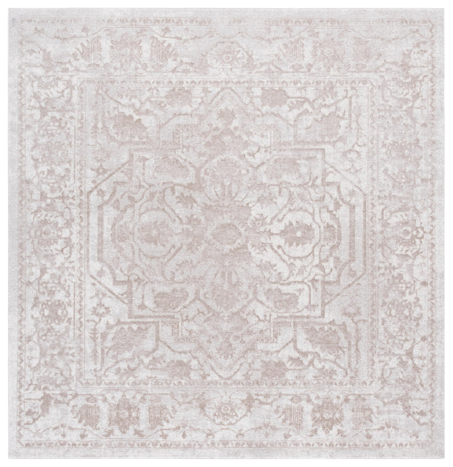 SAFAVIEH Area Rug 9x12 - Reflection Collection - Large - Cream & Ivory, Non-Shedding & Easy Cleaning, Ideal for Living Room, Bedroom, Dining Space (RFT665D)