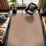 CAMILSON Easy Jute Rug 10x14, Indoor Outdoor Natural Color Fiber Area Rugs for Living Room Patio and Kitchen Rug, Sisal Boho Woven Design, Easy-Cleaning, Washable Outside Carpet Alfombras (10 x 14)