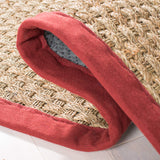 SAFAVIEH Area Rug 8x10 - Natural Fiber Collection - Large - Natural & Beige, Seagrass, Basketweave Pattern (NF114A)