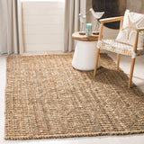 SAFAVIEH Area Rug 9x12 - Natural Fiber Collection - Large - Natural Brown, Handmade Jute, Farmhouse Style, Chunky Textured Thick Pile (NF447A)