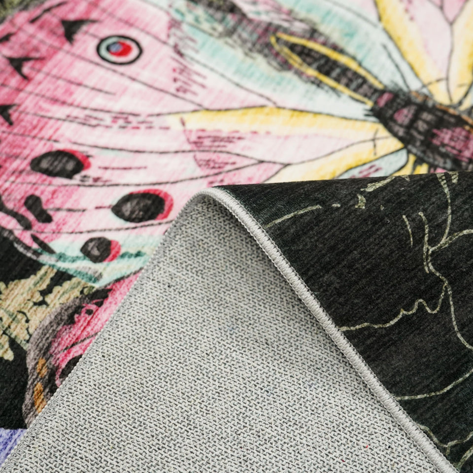 TOPRUUG Washable Oriental Area Rug - 12x15 Rugs for Living Room Soft Carpet for Bedroom Waterproof Floral Distressed Indoor Stain Resistant Non-Shedding Floor Carpets (Green, 12x15)