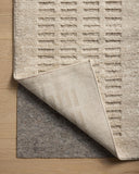 Loloi Amber Lewis Monty Collection MOT-01 Ivory/Taupe 9'-2" x 13', .50" Pile Height, Area Rug