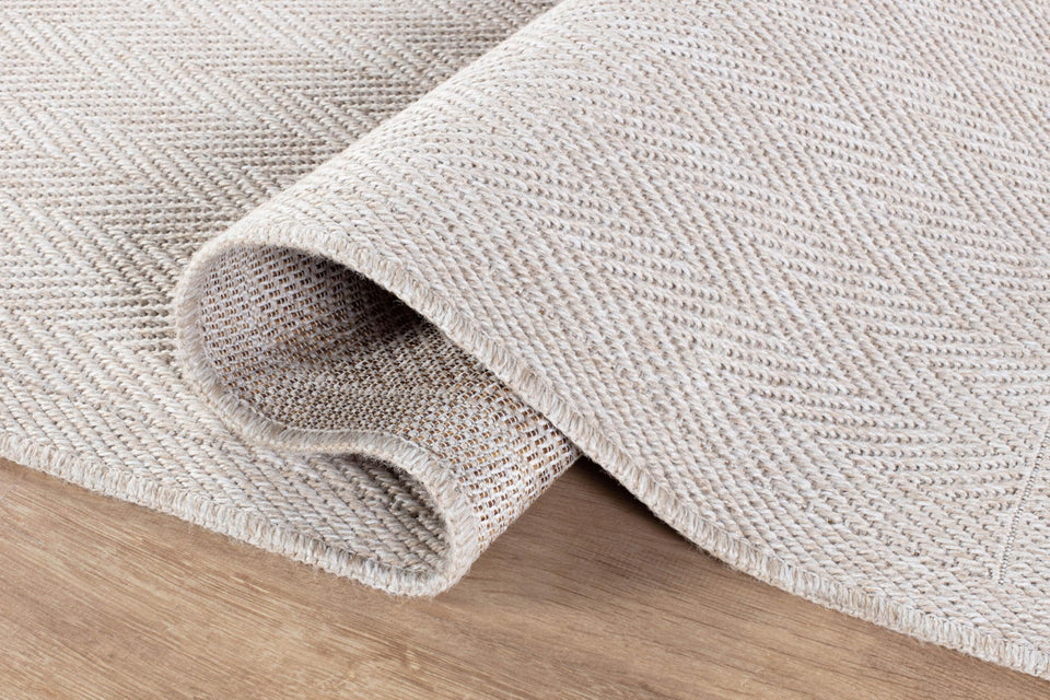 CAMILSON Easy Jute Rug 10x14, Indoor Outdoor Natural Color Fiber Area Rugs for Living Room Patio and Kitchen Rug, Sisal Boho Woven Design, Easy-Cleaning, Washable Outside Carpet Alfombras (10 x 14)