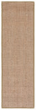 SAFAVIEH Area Rug 8x10 - Natural Fiber Collection - Large - Natural & Beige, Seagrass, Basketweave Pattern (NF114A)