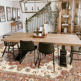 TOPRUUG Washable Oriental Area Rug - 12x15 Rugs for Living Room Soft Carpet for Bedroom Waterproof Floral Distressed Indoor Stain Resistant Non-Shedding Floor Carpets (Green, 12x15)