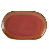 Bloomhouse Santorini Mist Double Bowl Terracotta Reactive Glaze Plates and Bowls Dinnerware Set - Amber, Service for Four (16pcs)