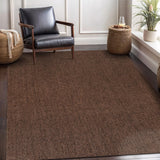 CAMILSON Easy Jute Rug 10x14, Indoor Outdoor Natural Color Fiber Area Rugs for Living Room Patio and Kitchen Rug, Sisal Boho Woven Design, Easy-Cleaning, Washable Outside Carpet Alfombras (10 x 14)