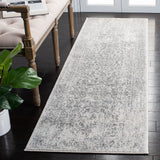 SAFAVIEH Evoke Collection Area Rug - 9' x 12', Ivory & Taupe, Oriental Distressed Design, Non-Shedding & Easy Care, Ideal for High Traffic Areas in Living Room, Bedroom (EVK256E)