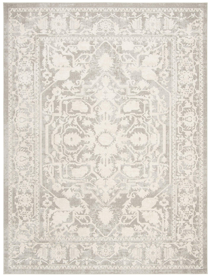 SAFAVIEH Area Rug 9x12 - Reflection Collection - Large - Cream & Ivory, Non-Shedding & Easy Cleaning, Ideal for Living Room, Bedroom, Dining Space (RFT665D)