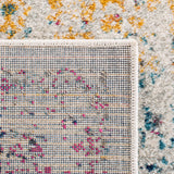 SAFAVIEH Evoke Collection Area Rug - 9' x 12', Ivory & Taupe, Oriental Distressed Design, Non-Shedding & Easy Care, Ideal for High Traffic Areas in Living Room, Bedroom (EVK256E)