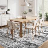 Area Rugs for Living Room: 12x15 Abstract Washable Rug Modern Neutral Large Soft Stain Resistant Non-Slip Backing Machine Table for Bedroom Dining Room Indoor Home Office Carpet - Gold Brown