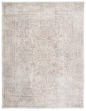 SAFAVIEH Evoke Collection Area Rug - 9' x 12', Ivory & Taupe, Oriental Distressed Design, Non-Shedding & Easy Care, Ideal for High Traffic Areas in Living Room, Bedroom (EVK256E)