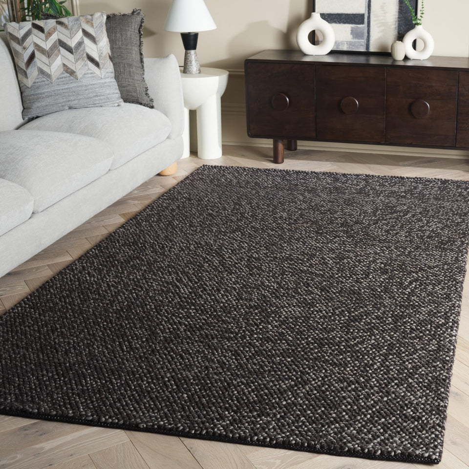 SAFAVIEH Area Rug 8x10 - Natura Collection - Large - Beige & Ivory, Handmade Wool Blend, Textured Design, Ideal for Living Room, Bedroom, Dining Space (NAT425B)