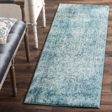SAFAVIEH Evoke Collection Area Rug - 9' x 12', Ivory & Taupe, Oriental Distressed Design, Non-Shedding & Easy Care, Ideal for High Traffic Areas in Living Room, Bedroom (EVK256E)