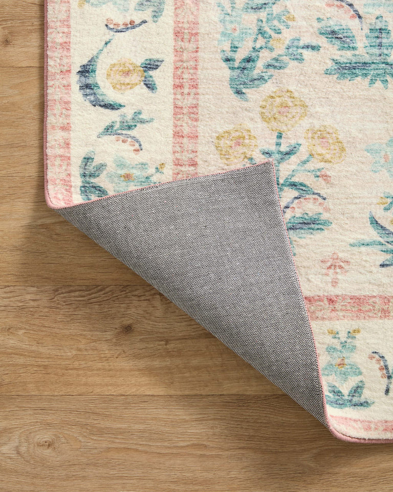 Loloi Rifle Paper Co. Eden Collection EDE-02 Mughal Garden Cream 7'-6" x 9'-6" Area Rug