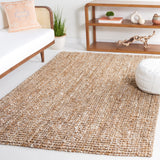 SAFAVIEH Area Rug 9x12 - Natural Fiber Collection - Large - Natural Brown, Handmade Jute, Farmhouse Style, Chunky Textured Thick Pile (NF447A)
