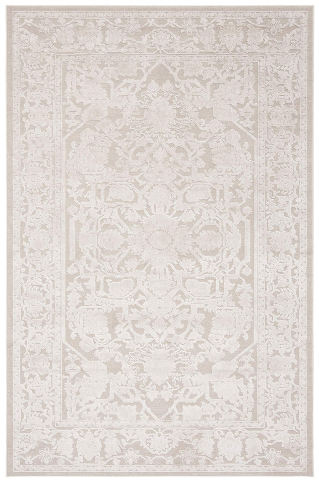 SAFAVIEH Area Rug 9x12 - Reflection Collection - Large - Cream & Ivory, Non-Shedding & Easy Cleaning, Ideal for Living Room, Bedroom, Dining Space (RFT665D)