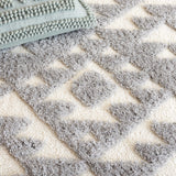 SAFAVIEH Area Rug 8x10 - Moroccan Tassel Shag Collection - Large - Ivory & Brown, Boho Design, Non-Shedding & Easy Cleaning, Plush Pile, Ideal for Living Room, Bedroom, Dining Space (MTS688A)