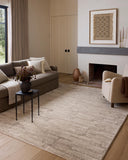 Loloi Amber Lewis Monty Collection MOT-01 Ivory/Taupe 9'-2" x 13', .50" Pile Height, Area Rug