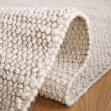 SAFAVIEH Area Rug 8x10 - Natura Collection - Large - Beige & Ivory, Handmade Wool Blend, Textured Design, Ideal for Living Room, Bedroom, Dining Space (NAT425B)