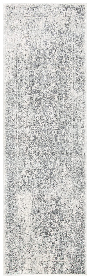 SAFAVIEH Evoke Collection Area Rug - 9' x 12', Ivory & Taupe, Oriental Distressed Design, Non-Shedding & Easy Care, Ideal for High Traffic Areas in Living Room, Bedroom (EVK256E)