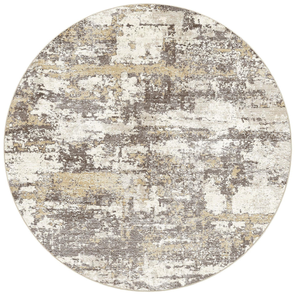 Area Rugs for Living Room: 12x15 Abstract Washable Rug Modern Neutral Large Soft Stain Resistant Non-Slip Backing Machine Table for Bedroom Dining Room Indoor Home Office Carpet - Gold Brown