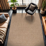 CAMILSON Easy Jute Rug 10x14, Indoor Outdoor Natural Color Fiber Area Rugs for Living Room Patio and Kitchen Rug Herringbone Woven Design Easy-Cleaning Washable Outside Carpet Alfombras 10 x 14