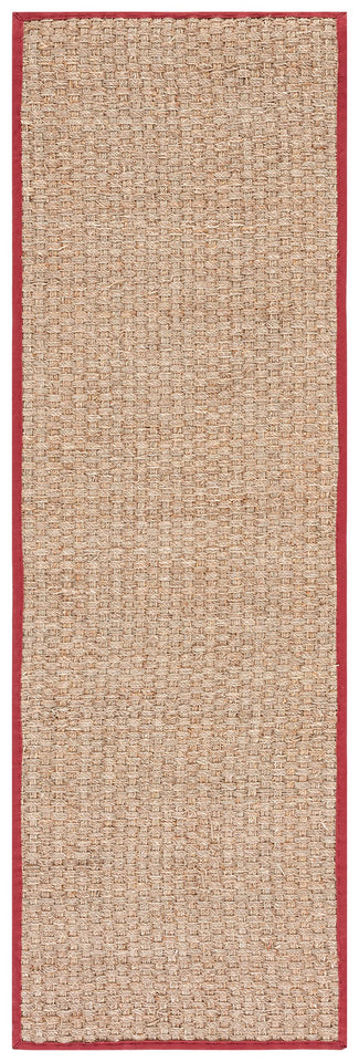 SAFAVIEH Area Rug 8x10 - Natural Fiber Collection - Large - Natural & Beige, Seagrass, Basketweave Pattern (NF114A)