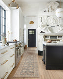 Loloi Margot Collection MAT-01 Antique/Sage 8'-6" x 11'-6" Area Rug, No-Shed Easy Clean Large Patterned Area Rug for Living Room, Bedroom, Dining Area