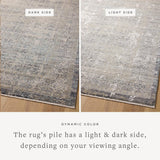 Loloi Amber Lewis Alie Collection ALE-03 Taupe/Dove 7'-10'' x 10', .13'' Pile Height, Area Rug