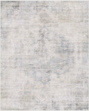 Neutral Living Room Rug - 10x14 Farmhouse Beige Brown Large Area Rug for Dining Room, Bedroom, Low Pile Lightweight Washable