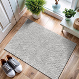 CAMILSON Easy Jute Rug 10x14, Indoor Outdoor Natural Color Fiber Area Rugs for Living Room Patio and Kitchen Rug, Sisal Boho Woven Design, Easy-Cleaning, Washable Outside Carpet Alfombras (10 x 14)