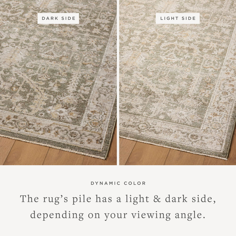Loloi Magnolia Home by Joanna Gaines Pace Collection PAC-01 Natural/Stone 9'-6" x 12'-3" Area Rug