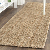 SAFAVIEH Area Rug 9x12 - Natural Fiber Collection - Large - Natural Brown, Handmade Jute, Farmhouse Style, Chunky Textured Thick Pile (NF747A)