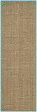 SAFAVIEH Area Rug 8x10 - Natural Fiber Collection - Large - Natural & Beige, Seagrass, Basketweave Pattern (NF114A)