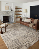 Loloi Darby Collection DAR-03 Sand/Charcoal 9'-2" x 13' Area Rug
