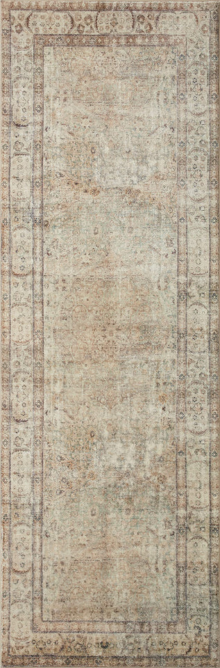 Loloi Margot Collection MAT-01 Antique/Sage 8'-6" x 11'-6" Area Rug, No-Shed Easy Clean Large Patterned Area Rug for Living Room, Bedroom, Dining Area