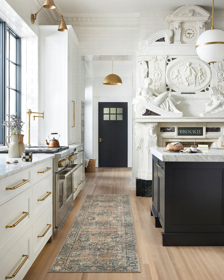 Loloi Margot Collection MAT-01 Antique/Sage 8'-6" x 11'-6" Area Rug, No-Shed Easy Clean Large Patterned Area Rug for Living Room, Bedroom, Dining Area