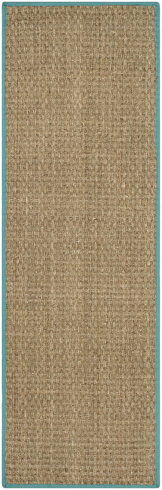 SAFAVIEH Area Rug 8x10 - Natural Fiber Collection - Large - Natural & Beige, Seagrass, Basketweave Pattern (NF114A)