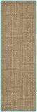 SAFAVIEH Area Rug 8x10 - Natural Fiber Collection - Large - Natural & Beige, Seagrass, Basketweave Pattern (NF114A)