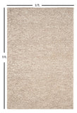 S & L Homes Wool Cotton Hand Woven Chunky Knit Popcorn Rug - Ivory Contemporary Area Rug for Living Room Bedroom (8' x 10' - Ivory)